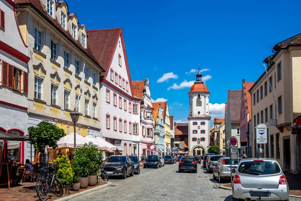 Historische Stadt Dillingen Donau Deutschland — Stockfoto