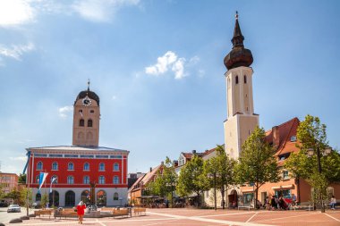 Historical city of Erding, Bavaria, Germany  clipart