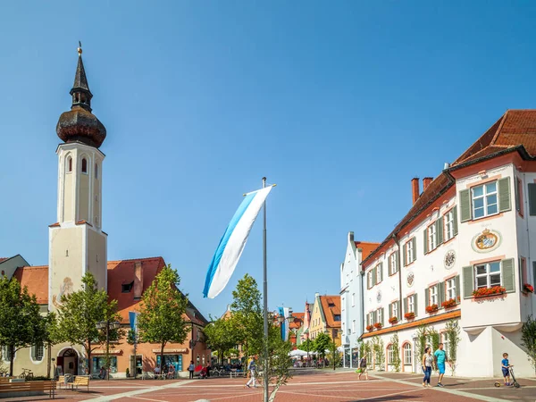 Città Storica Erding Baviera Germania — Foto Stock
