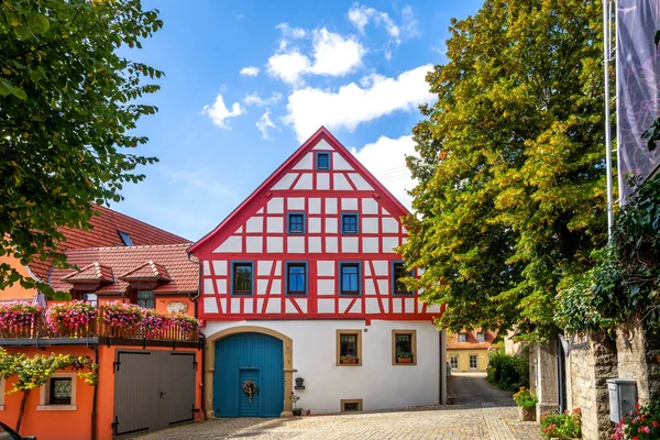 Historisk Stad Frickenhausen Bayern Tyskland — Stockfoto