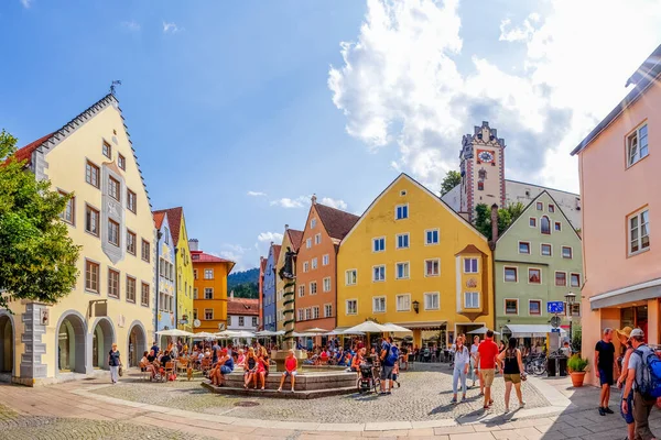 Markt Füssen Bayern Deutschland — Stockfoto