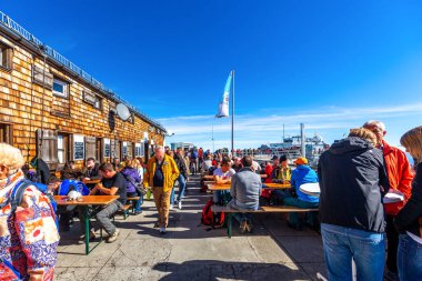 Almanya 'dan Zugspitze Topf, Bavyera 