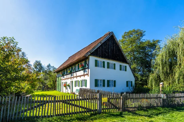 Σπίτι Κοντά Στο Abbey Oberschoenfeld Gessertshausen Γερμανία — Φωτογραφία Αρχείου