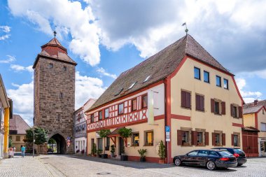 Kule, Hoechstadt an der Aisch, Bavyera, Almanya 