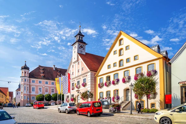 Marktplatz Greding Bayern Deutschland — Stockfoto