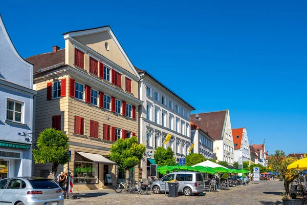 Historische Stadt Günzburg Bayern Deutschland — Stockfoto