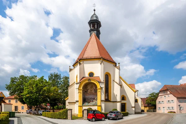 Herrieden Kilisesi Bavyera Almanya — Stok fotoğraf