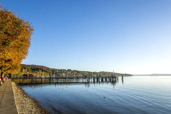 Озеро Аммерзее Фешинг Бавария Германия — стоковое фото