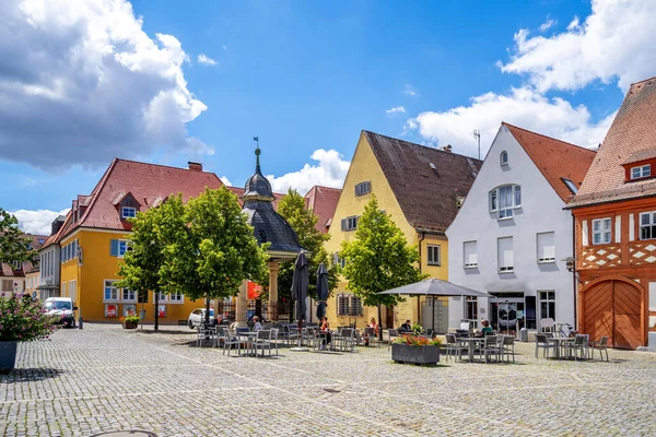 Market Hoechstadt Der Aisch Bavaria Germany — Φωτογραφία Αρχείου