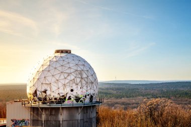 Teufelsberg, Kayıp Yer, Berlin, Almanya 