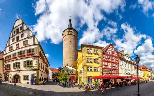 Panorama Kitzingen Bayern Tyskland — Stockfoto