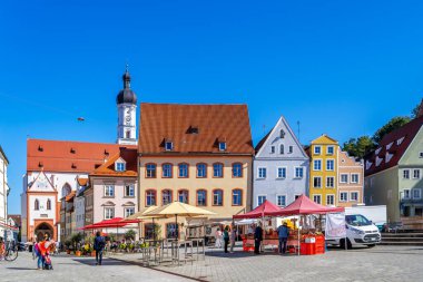 Pazar, Landsberg am Lech, Bavyera, Almanya 