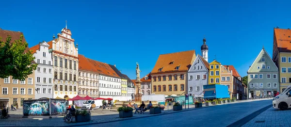 Market Landsberg Lech Baviera Germania — Foto Stock