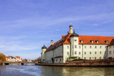 Kutsal Ruh Hastanesi, Landshut Şehri, Bavyera, Almanya 
