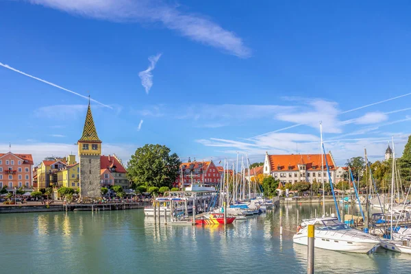 Marina Lindau Bavaria Danau Constance Jerman — Stok Foto