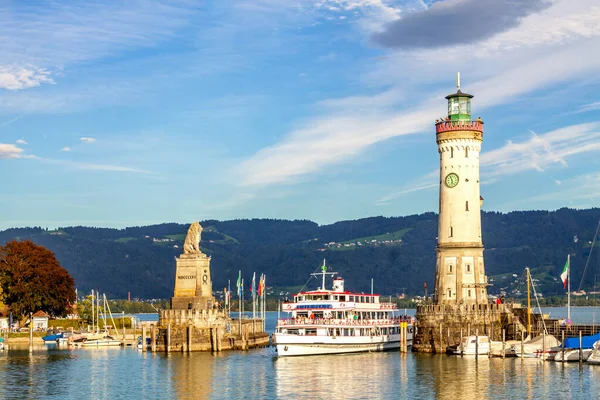 Marina Lindau Bavaria Danau Constance Jerman — Stok Foto