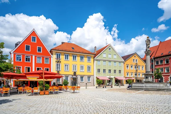 Marknaden Mindelheim Bayern Tyskland — Stockfoto