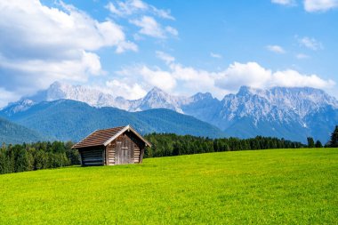 Karwendel Alps between Kruen and Mittenwald, Bavaria, Germany 