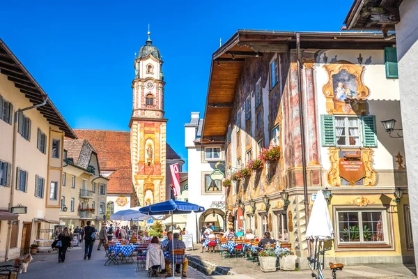 Historische Stad Mittenwald Beieren Duitsland — Stockfoto