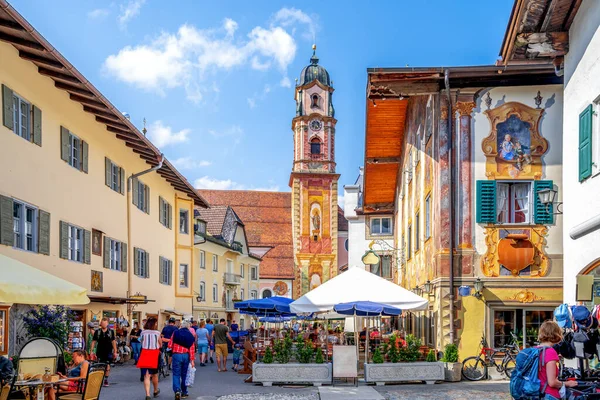 Historische Stad Mittenwald Beieren Duitsland — Stockfoto