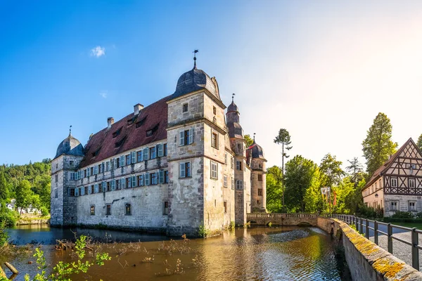 Castle Mitwitz Bajorország Németország — Stock Fotó