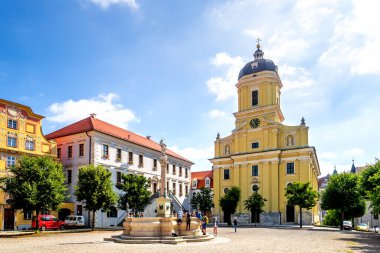 Tarihsel şehir Neuburg (Tuna), Bavyera, Almanya 