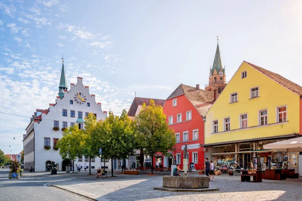 Market Panorama Neumarkt Der Oberpfalz Germania — Foto Stock