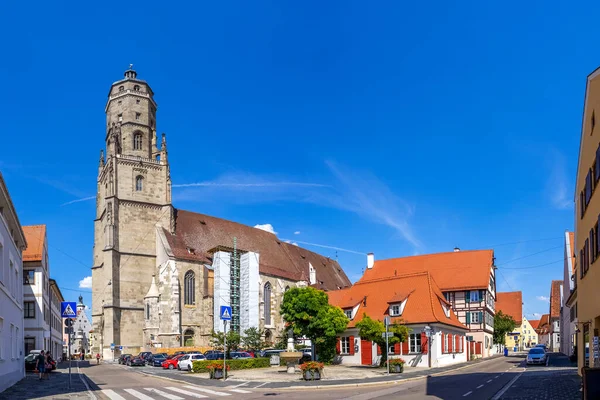 Aziz George Kilisesi Noerdlingen Almanya — Stok fotoğraf