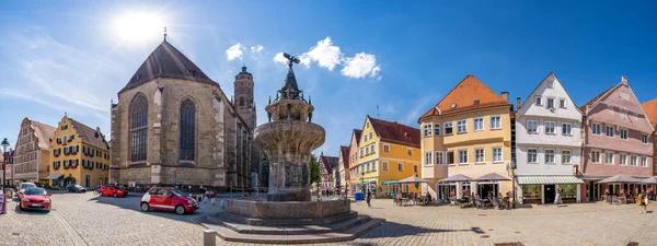 Cidade Histórica Noerdlingen Alemanha — Fotografia de Stock