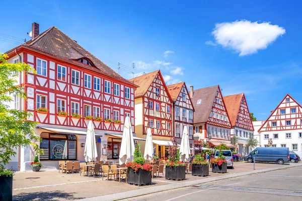Market Oettingen Bavaria Germany — Stock Photo, Image