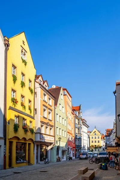 Исторический Город Регенсбург Бавария Германия — стоковое фото