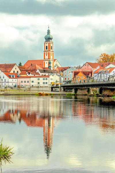 Tarihsel şehir Roding, Bavyera, Almanya 