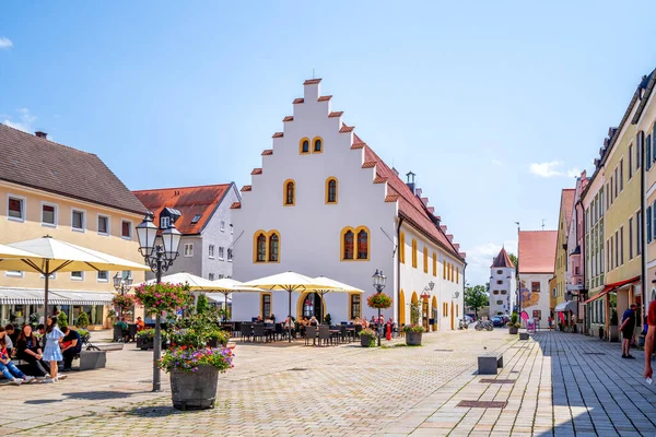 Città Storica Schongau Baviera Germania — Foto Stock