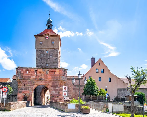 Historiska Staden Wolframs Eschenbach Bayern Tyskland — Stockfoto