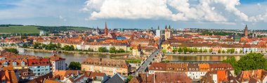 Wuerzburg, Bavyera, Almanya 