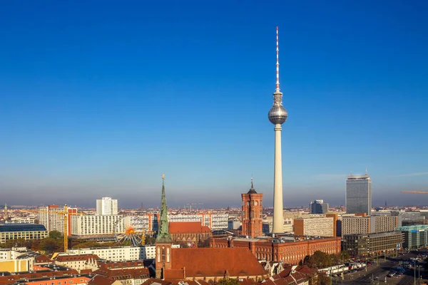 Skyline Avec Tower Berlin Allemagne — Photo