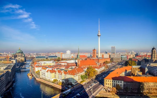 Skyline Com Tower Berlim Alemanha — Fotografia de Stock