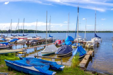 Havel, Caputh, Brandenburg, Almanya 