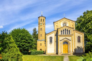 Caputh, Brandenburg 'daki kilise, Almanya 