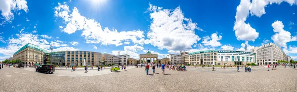 Brandenburger Tor Brandenburg Gate Βερολίνο Γερμανία — Φωτογραφία Αρχείου