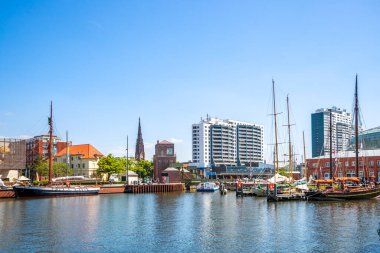 Bremerhaven, Almanya 'da Hafencity 