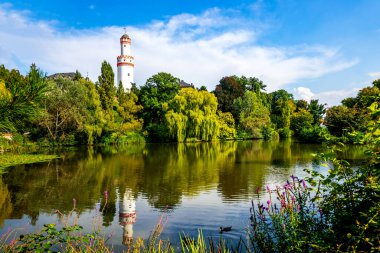 Beyaz Kule, Bad Homburg vor der Hoehe, Hessen, Almanya 