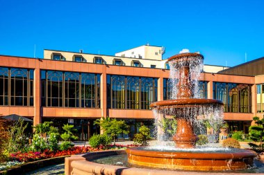 Tarihsel şehir Bad Homburg vor der Hoehe, Hessen, Almanya 
