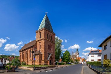 Bad Soden-Salmuenster Kilisesi, Hessen, Almanya 