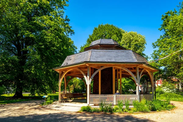 Public Garden Bad Salzschlirf Hessen Németország — Stock Fotó