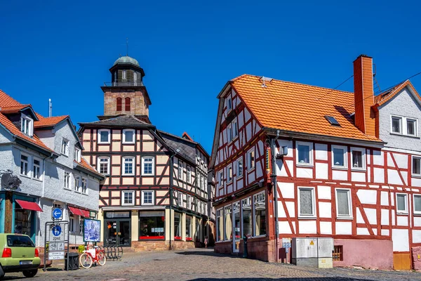 Markt Bad Salzschlirf Hessen Duitsland — Stockfoto