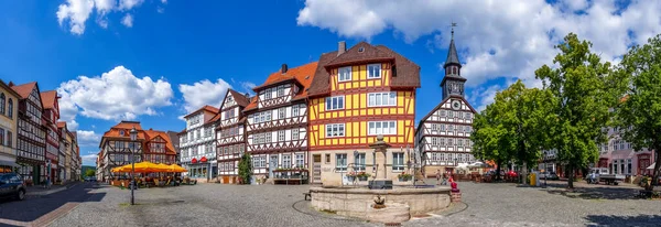 Marktplaats Bad Sooden Allendorf Hessen Duitsland — Stockfoto