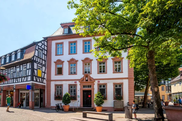 ドイツ ヘッセン州ベンスハイムの歴史的都市 — ストック写真