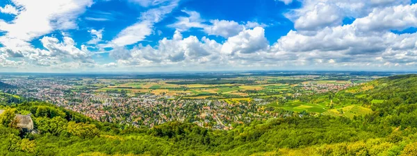 Blick Über Bensheim Hessen — Stockfoto