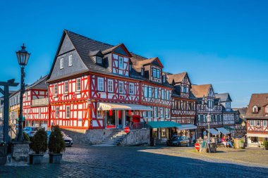 Tarihsel şehir Braunfels, Hessen, Almanya 